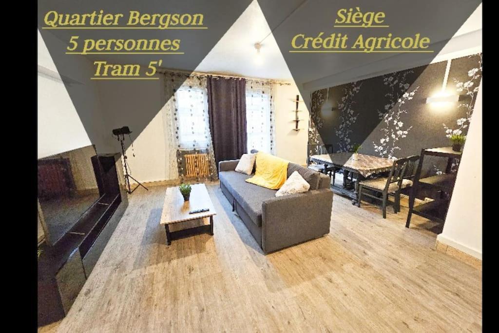 Le Bergson 3 Chambres Stationnement Gratuit แซงต์-เอเตียน ภายนอก รูปภาพ
